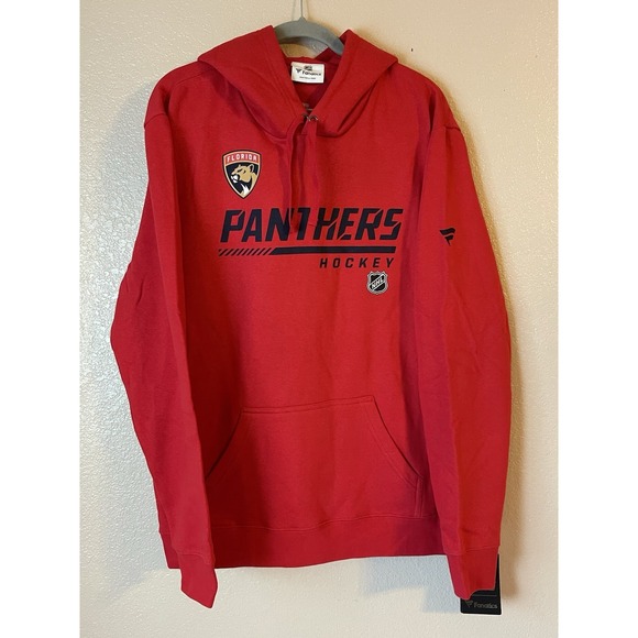 Men's‎ 2XL NWT Florida Panthers Fanatics Authentic Pro Prime Hoodie Red